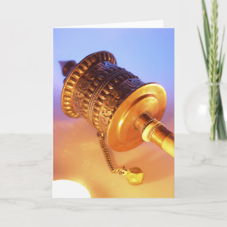 Tibetan Wiel van het Gebed Kaart