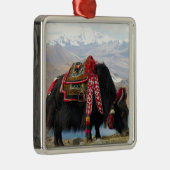 Tibetan Yak Metalen Ornament (Rechts)
