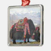 Tibetan Yak Metalen Ornament (Links)