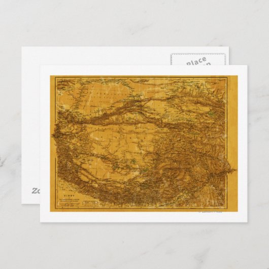 TibetPanoramaTibet 2 Briefkaart (Voorkant / Achterkant)