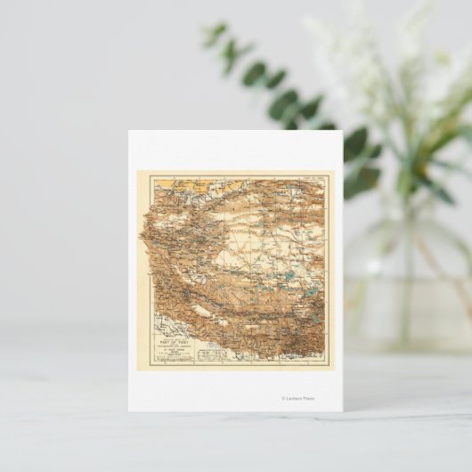 TibetPanoramaTibet Briefkaart (Staand voorkant)