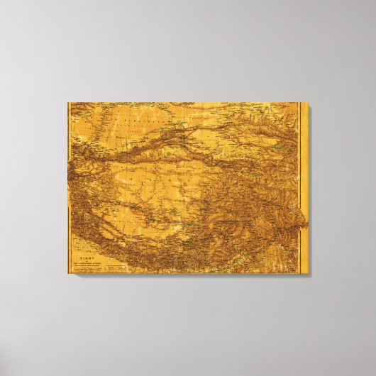 TibetPanoramaTibet Canvas Afdruk (Voorkant)