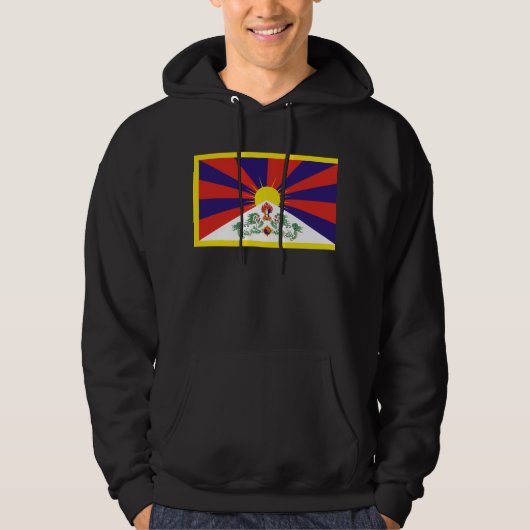 tibetvlag hoodie (Voorkant)