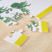 tibetvlag legpuzzel (Zijkant)