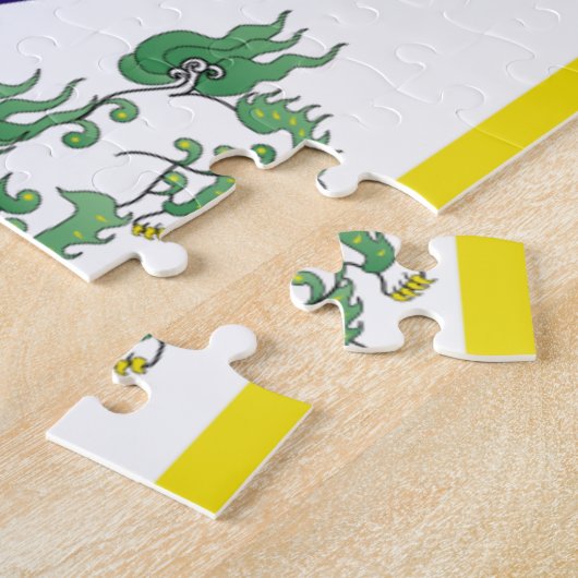 tibetvlag legpuzzel (Zijkant)