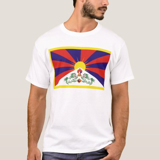 tibetvlag t-shirt (Voorkant)