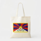 tibetvlag tote bag (Voorkant)