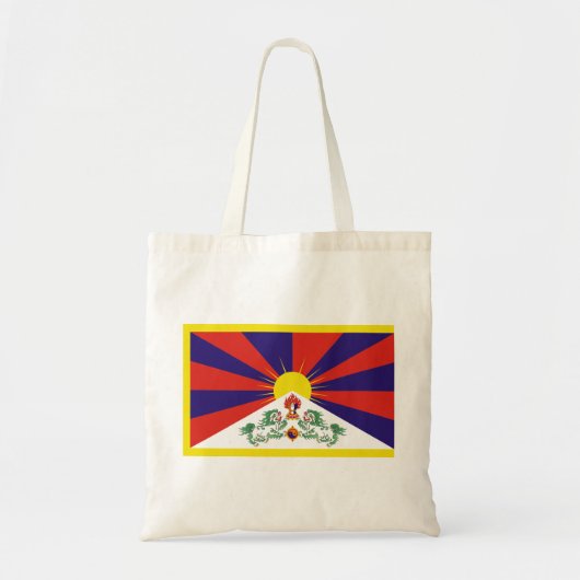 tibetvlag tote bag (Voorkant)