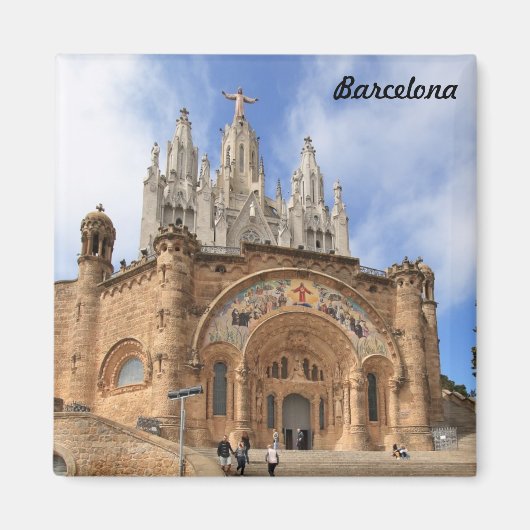 Tibidabo kerk, Barcelona Magneet (Voorkant)