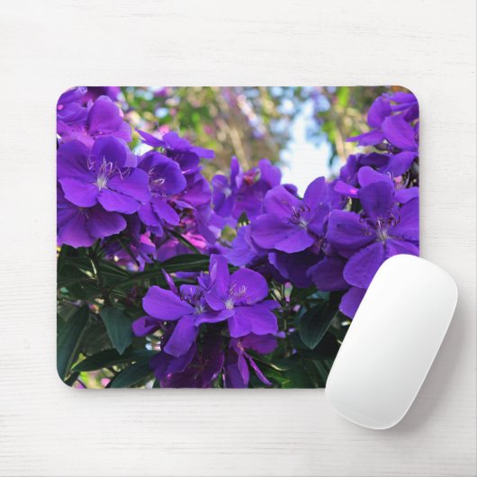 Tibouchina bloemen muismat (Met muis)