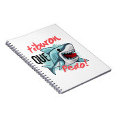TIBURON ZEGGEN QUE PEDO, HAAI, WAT ER AAN DE HAND  NOTITIEBOEK (Rechterzijde)