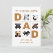 Tic Tac helemaal verbluffend pap Vaderdag Feestdagenkaart (Staand voorkant)