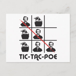TIC-TAC-POE BRIEFKAART