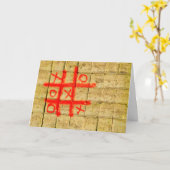 Tic Tac Teen Self-Isolation Kaart (Gele Bloem)