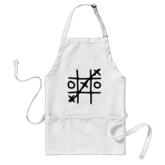 Tic Tac Toe - 3 in rij Standaard Schort (Voorkant)