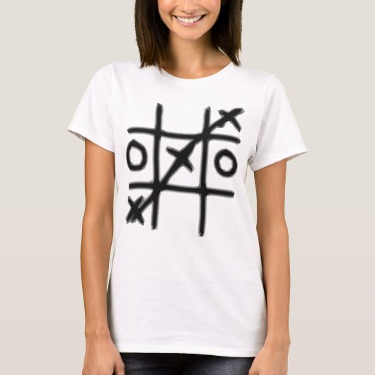 Tic Tac Toe - 3 in rij T-shirt (Voorkant)