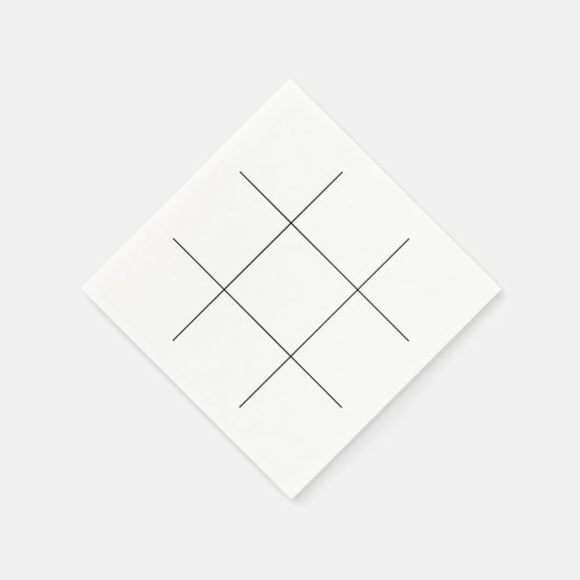 Tic Tac Toe Board Servet (Hoek)