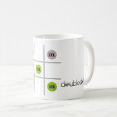 Tic Tac Toe Coffee Mok (Voorkant rechts)