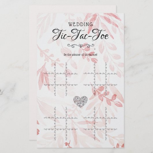 Tic-Tac-Toe Decoratief Tafel (Voorkant / Achterkant)