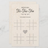 Tic-Tac-Toe Decoratief Tafel Rustic (Voorkant / Achterkant)