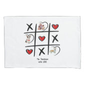 Tic-Tac-Toe Familiekussen Met Foto'S Kussensloop (Voorkant)