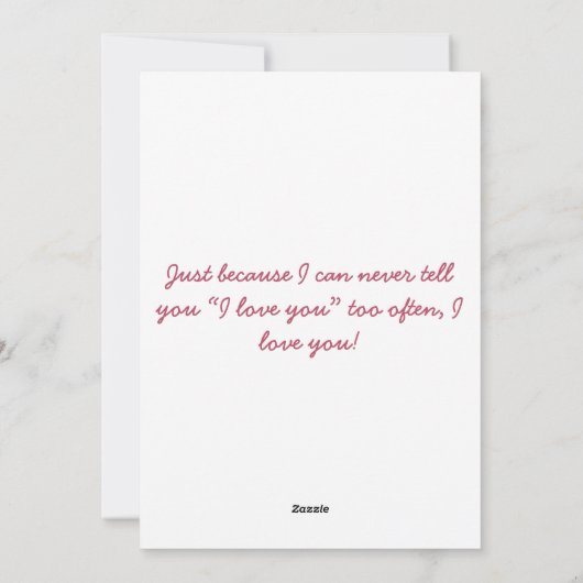 Tic-Tac-Toe Funny Valentijnsdag Feestdagenkaart (Achterkant)