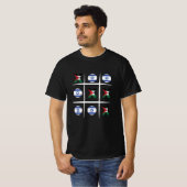 Tic Tac Toe Game Lover Gift voor Palestina T-shirt (Voorkant volledig)