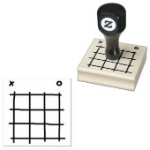Tic Tac Toe Game versie 1 Rubberstempel (Gestempeld)