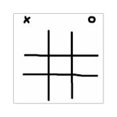 Tic Tac Toe Game versie 2 Rubberstempel (Afrduk)