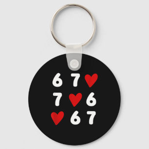 Tic Tac Toe Grappige Valentijnsdag 67 Meme Zes Zev Sleutelhanger