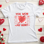 Tic-Tac-Toe Heart Valentijn T-shirt