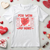 Tic-Tac-Toe Heart Valentijn T-shirt