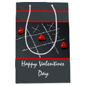 Tic Tac Toe Hearts Medium Cadeauzakje (Voorkant)