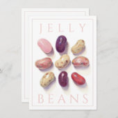 TIC TAC TOE JELLY BEANS 4.5x6.25 Platte Kaart (Voorkant / Achterkant)