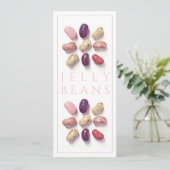 TIC TAC TOE JELLY BEANS 4x9.25 Platte Kaart (Staand voorkant)