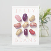 TIC TAC TOE JELLY BEANS 5x7 Platte Kaart (Staand voorkant)