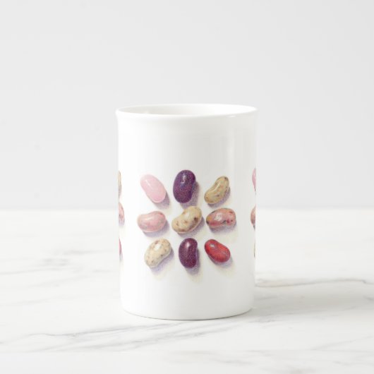 TIC TAC TOE JELLY BEANS Bone China Mok (Voorkant)