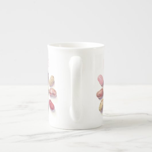 TIC TAC TOE JELLY BEANS Bone China Mok + Tekst (Achterkant)