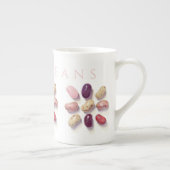 TIC TAC TOE JELLY BEANS Bone China Mok + Tekst (Rechts)