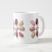 TIC TAC TOE JELLY BEANS Grote Witte Mok (Voorkant rechts)