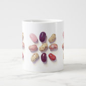 TIC TAC TOE JELLY BEANS Grote Witte Mok (Voorkant)