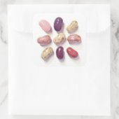 TIC TAC TOE JELLY BEANS Large Square Stickers (Tas)