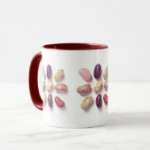 TIC TAC TOE JELLY BEANS Maroon Combo Mok (Voorkant links)