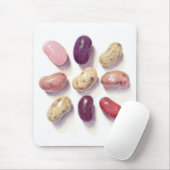 TIC TAC TOE JELLY BEANS Mousepad Muismat (Met muis)