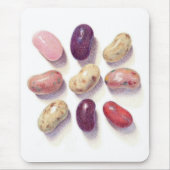 TIC TAC TOE JELLY BEANS Mousepad Muismat (Voorkant)