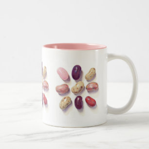 TIC TAC TOE JELLY BEANS Pink Two-Tone Mok