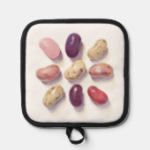 TIC TAC TOE JELLY BEANS Pot Holder Pannenlap (Voorkant)