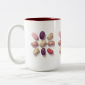 TIC TAC TOE JELLY BEANS Tall Maroon Two-Tone Mok (Links)