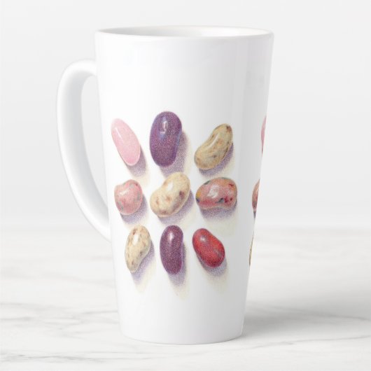 TIC TAC TOE JELLY BEANTS Large Latte Mok (Linkerhoek)