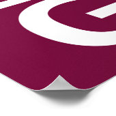 Tic Tac Toe Joy en God Christelijk Faith Poster (Hoek)